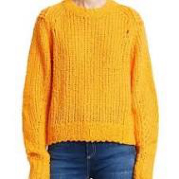 Rag & Bone Gold Arizona Merino Wool Knit Sweater - Picture 4 of 7